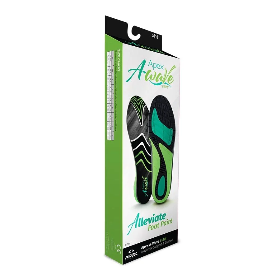 Apex A-Wave Firm Orthotic Support Insoles - Image 3