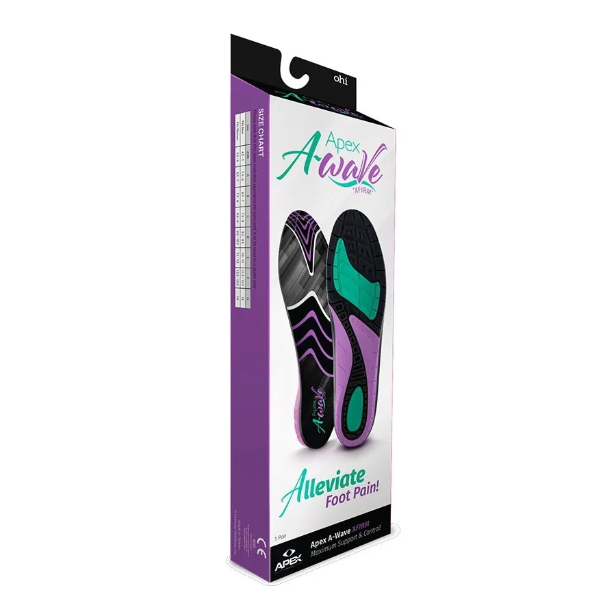 Apex A-Wave X-Firm Orthotic Support Insoles - Image 3