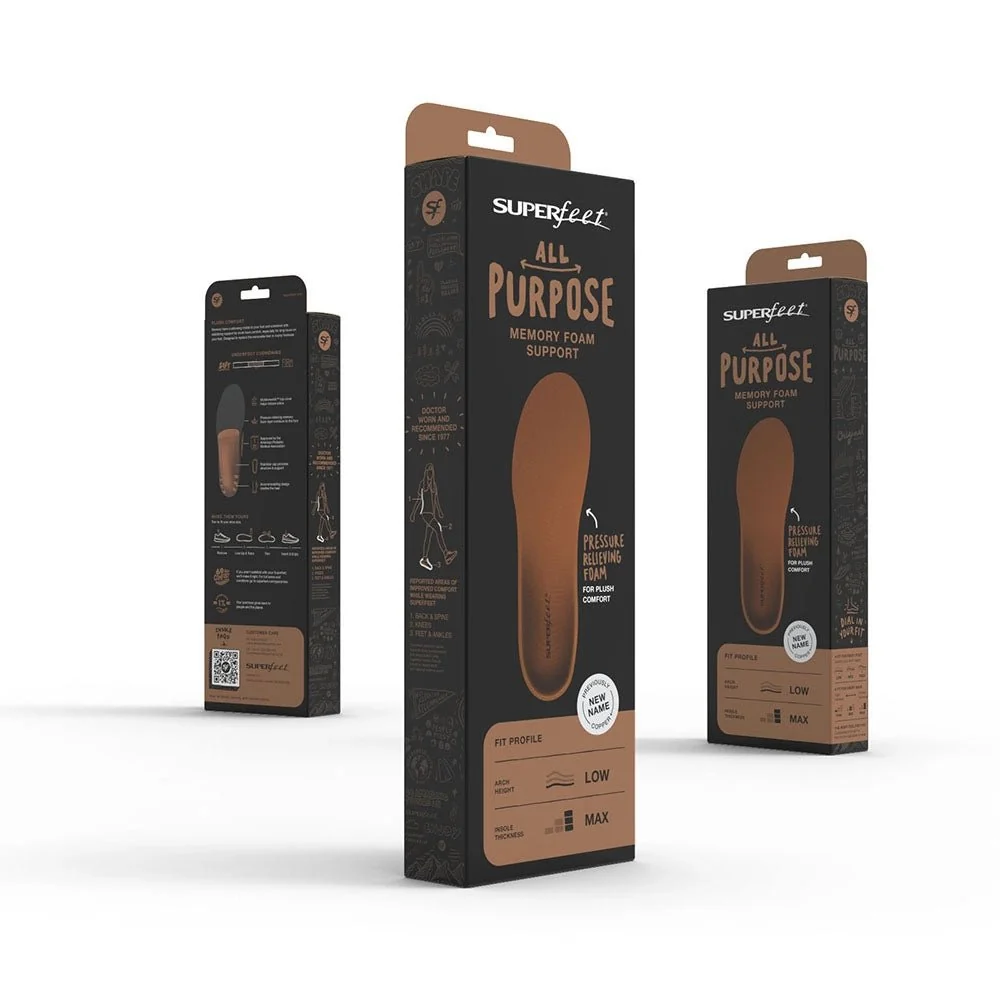 Superfeet Copper All-Purpose Memory Foam Support Insoles - Image 7