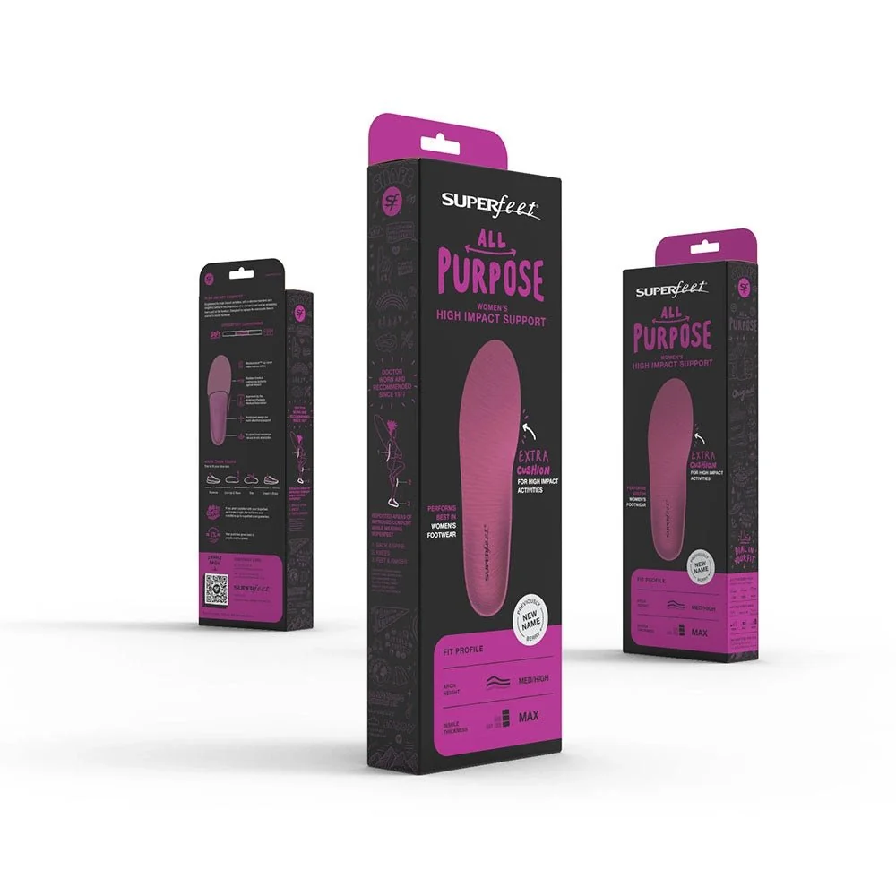 Superfeet Berry All-Purpose Women's High Impact Support Insoles - Image 7